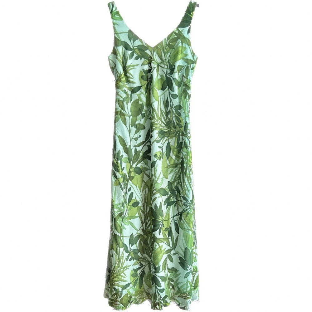 Ann Taylor 100% Silk Maxi Slip Dress
